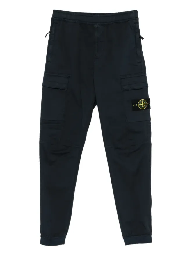 Stone Island Stone Island ストレッチTCツイルカーゴパンツ ブルーの商品画像