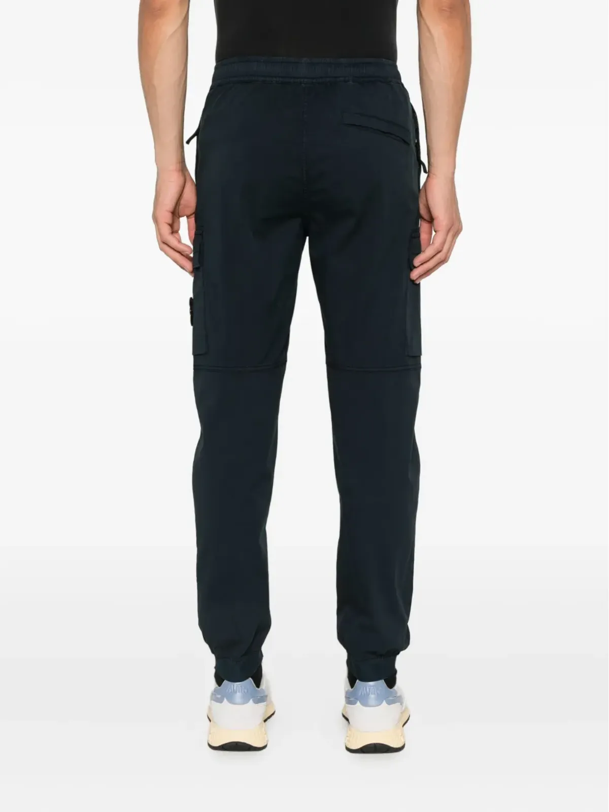 Stone Island ストレッチTCツイルカーゴパンツ ブルー - 画像4