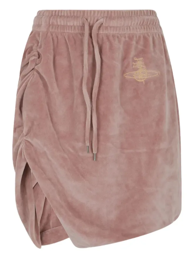 Vivienne Westwood Vivienne Westwood ドローストリングミニスカート - ピンクの商品画像