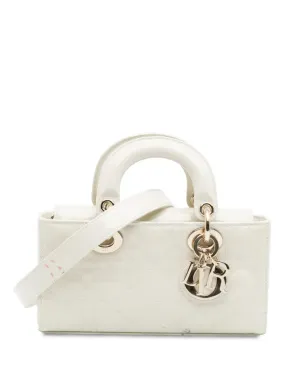 Christian Dior ビンテージ 2020-2025 小型パテントキャンナージュ レディ D ジョイ サッチェル - ホワイト - サムネイル1