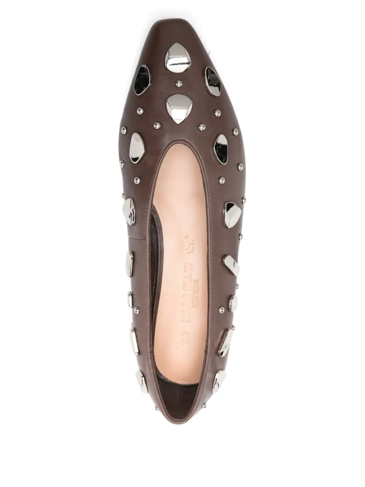 Marc Ellis embellished pointed heeled pumps - Blue - 画像4