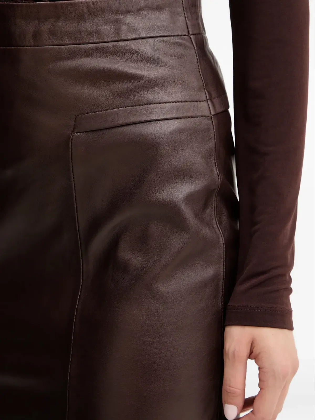 Hervé Léger パネルドミディスカート - 画像4