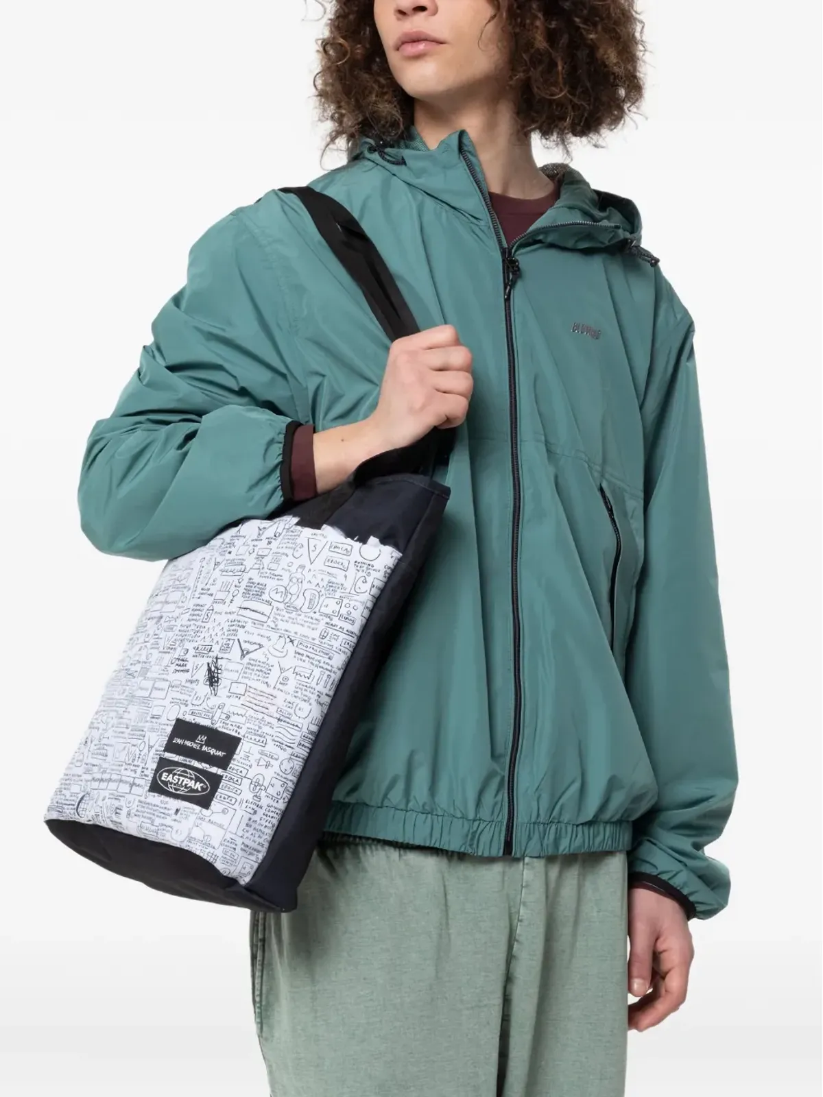 Eastpak x Jean-Michel Basquiat Shopp'r プリント トートバッグ - 画像2