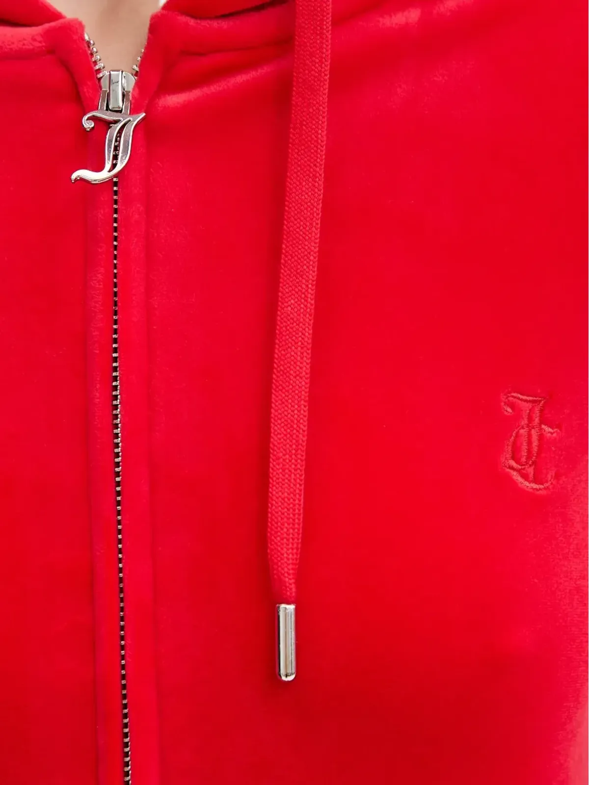 Juicy Couture ジップファスナー付きフロントポケットフーディー - 画像4