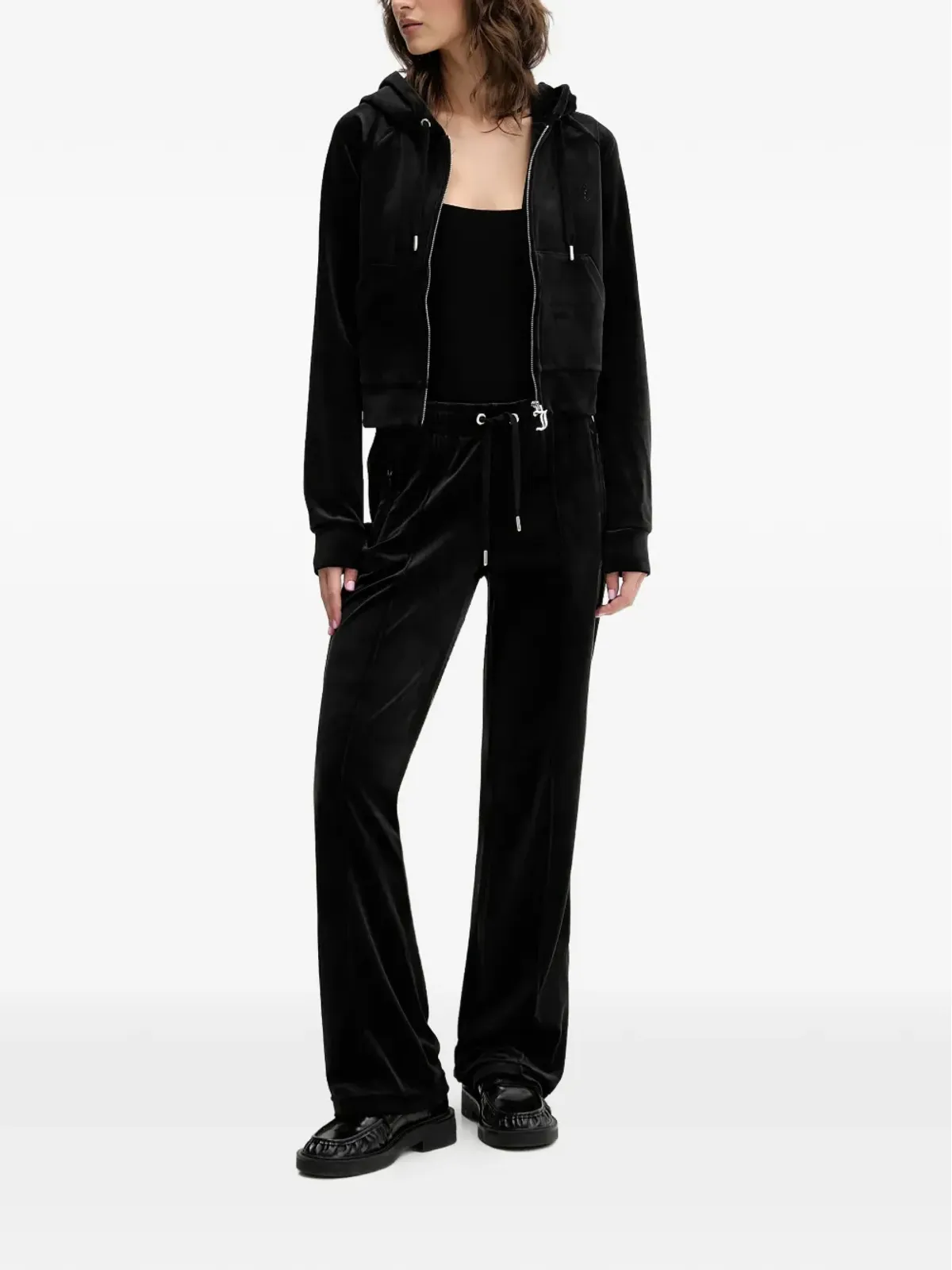 Juicy Couture ロゴ入りジップフーディー - 画像2