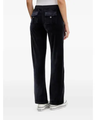 Juicy Couture ダークブルー ベルベット素材のスウェットパンツ - サムネイル3