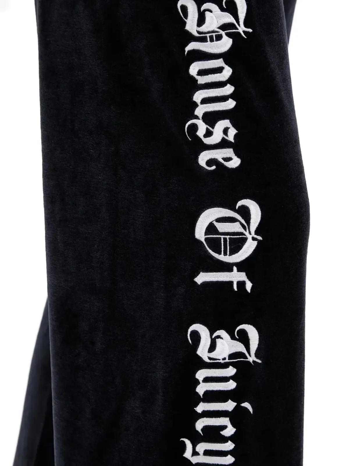Juicy Couture ダークブルー ベルベット素材のスウェットパンツ - 画像4