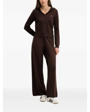 Juicy Couture ドローストリング付き ロゴディテール トラックパンツ ブラウン - サムネイル2
