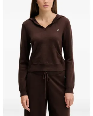 Juicy Couture フード付きポケットトップス - Brown - サムネイル1