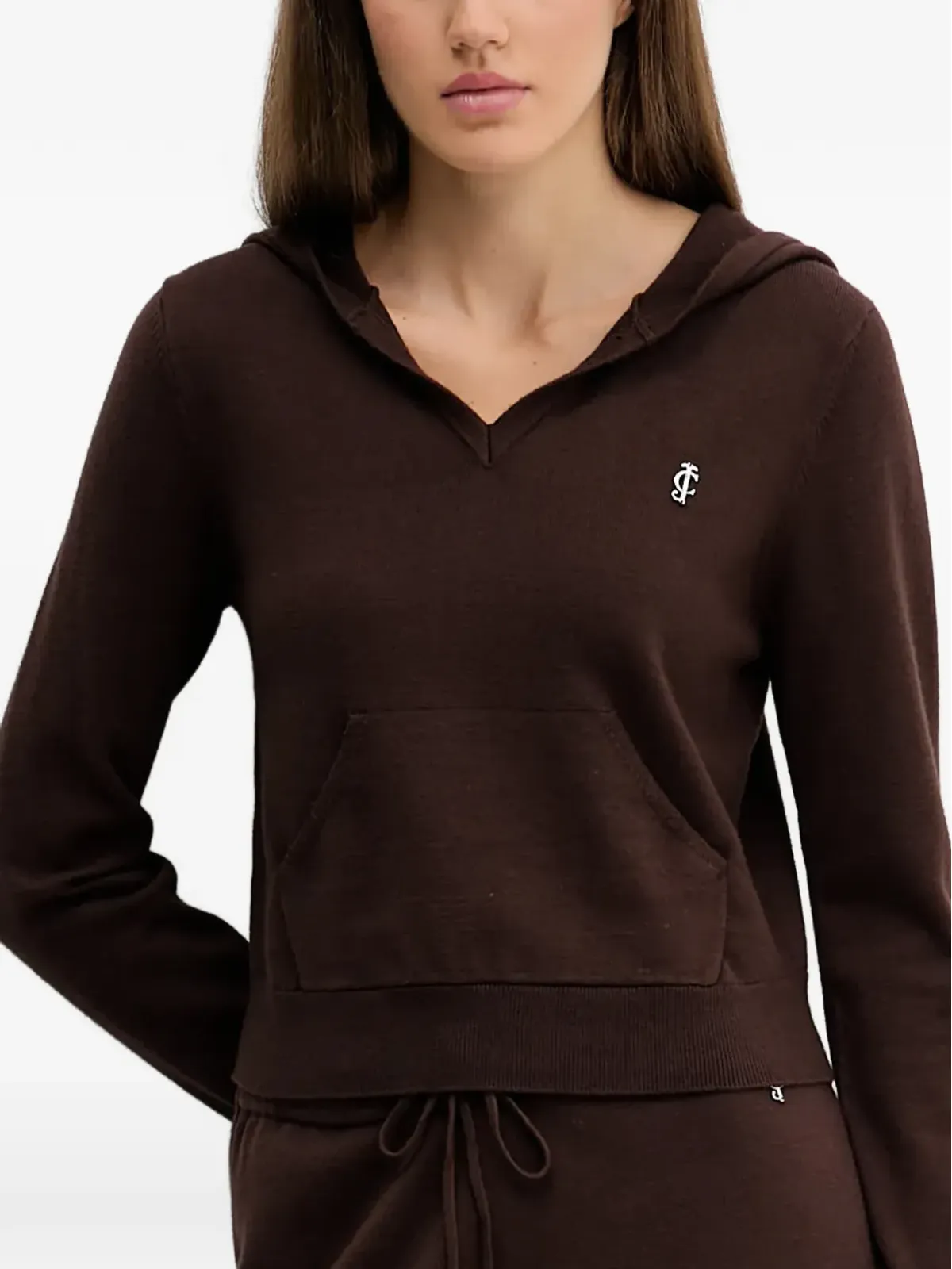 Juicy Couture フード付きポケットトップス - Brown - 画像4