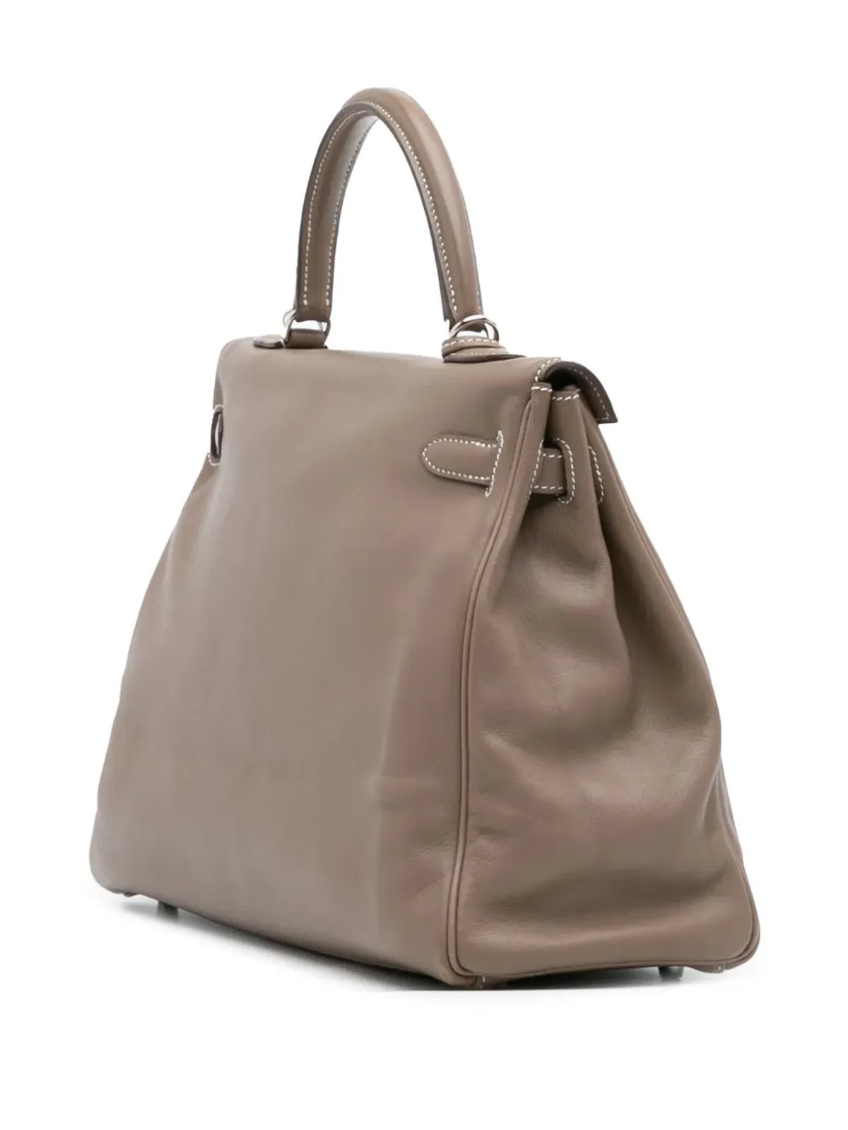 Hermès ビンテージ 2008 Swift Kelly II Retourne 35 サッチェル - ブラウン - 画像3