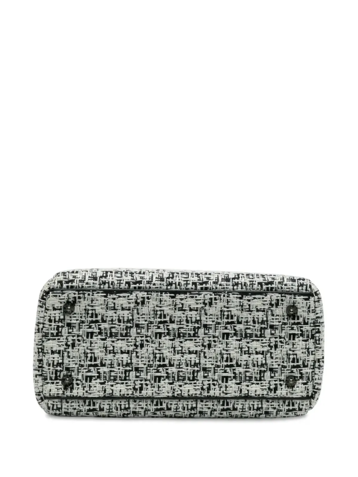 Christian Dior ビンテージ 2013年 ミディアム ツイード レディ Dior サッチェル - ホワイト - 画像4