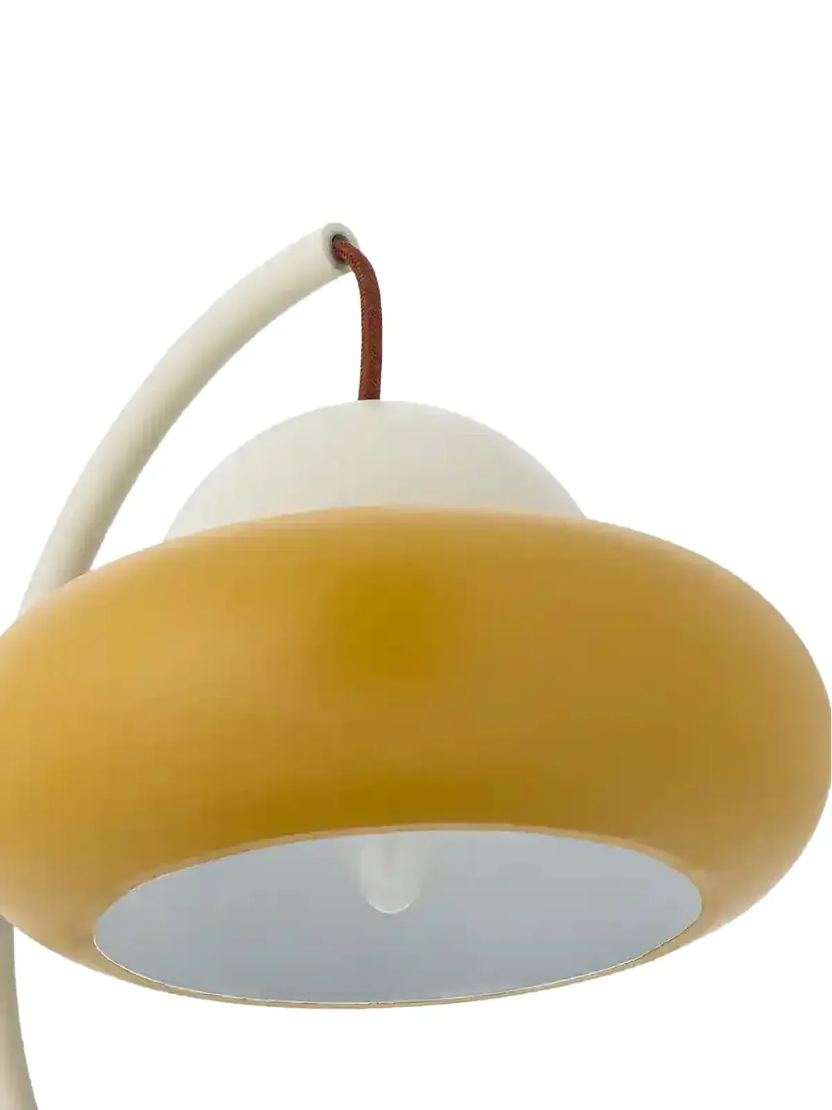 BLOOMINGVILLE Bubble curved table lamp - White - 画像2