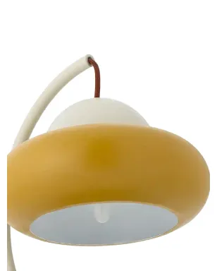 BLOOMINGVILLE Bubble curved table lamp - White - サムネイル2