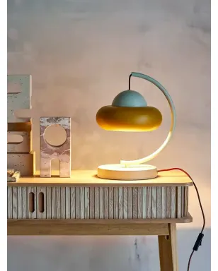 BLOOMINGVILLE Bubble curved table lamp - White - サムネイル3