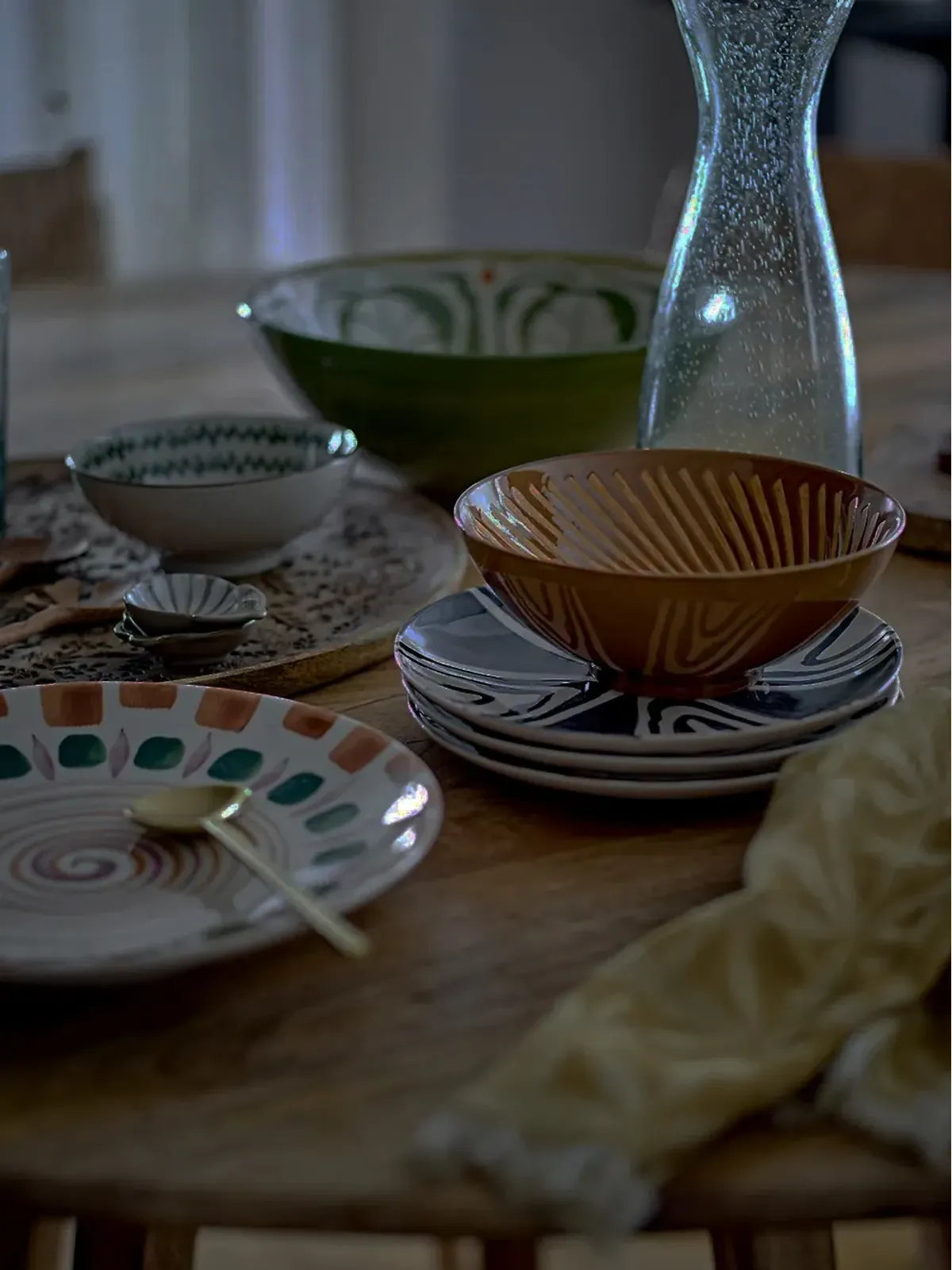 BLOOMINGVILLE Shama patterned plate - 画像3