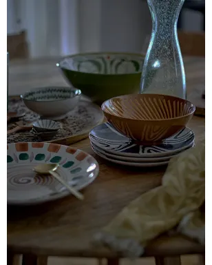 BLOOMINGVILLE Shama patterned plate - サムネイル3