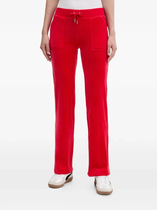 Juicy Couture Juicy Couture パッチポケット ドローストリング トラックパンツの商品画像