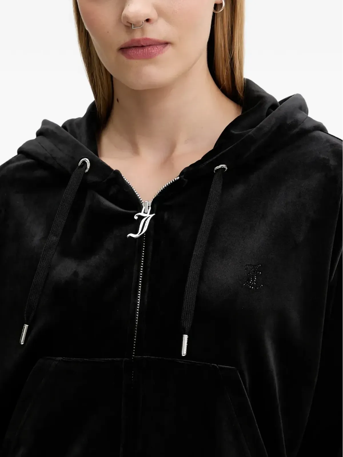 Juicy Couture ポケットジップファスナー付きフーディー - 画像4
