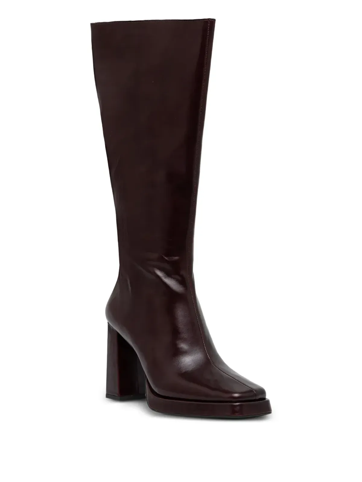 Jeffrey Campbell Maximal-3 square-toe heeled knee-high boots - Brown - 画像2