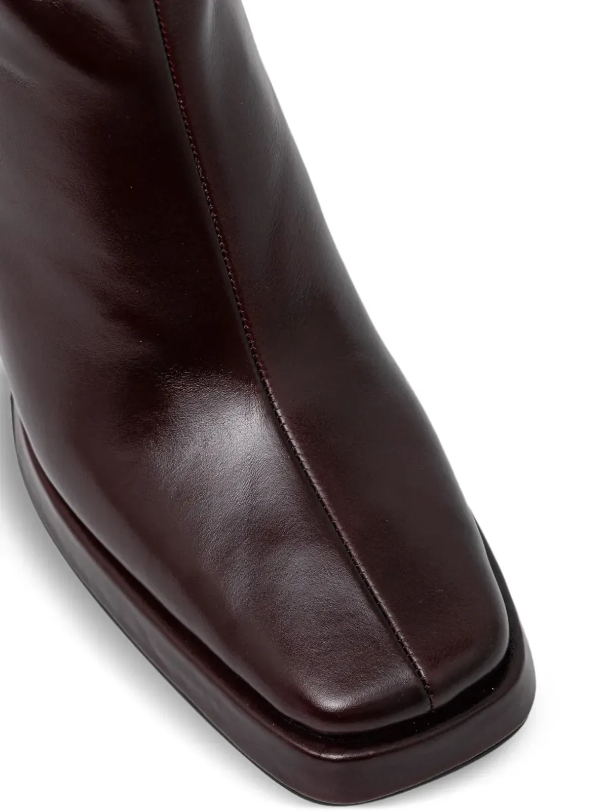 Jeffrey Campbell Maximal-3 square-toe heeled knee-high boots - Brown - 画像4