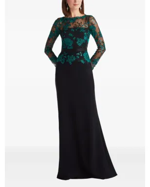 Tadashi Shoji 花柄エンブリッシュメント入りマキシドレス - サムネイル2