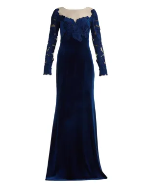 Tadashi Shoji 花柄ディテール ロングスリーブ マキシドレス - サムネイル1