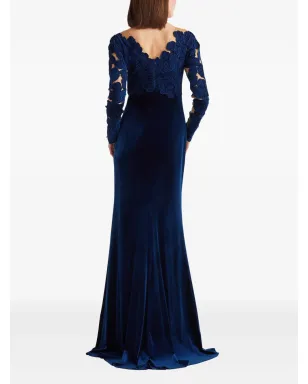 Tadashi Shoji 花柄ディテール ロングスリーブ マキシドレス - サムネイル3