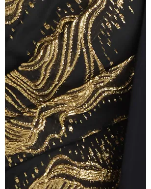 Tadashi Shoji 片肩リボンディテールのマキシドレス - サムネイル5