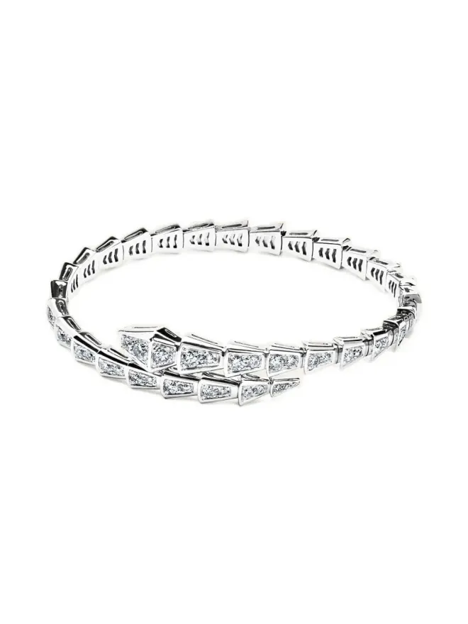 Bvlgari Pre-Owned Bvlgari Pre-Owned 18Kホワイトゴールド セルペンティ ヴァイパー ダイヤモンド ブレスレットの商品画像