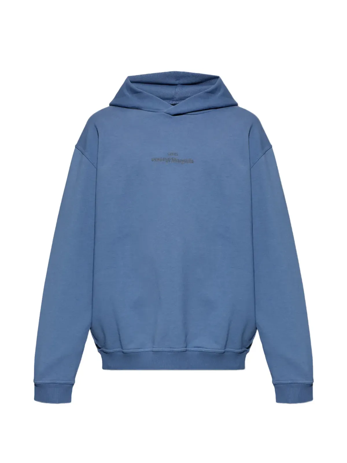 Maison Margiela ロゴフーディ ブルー - 画像1