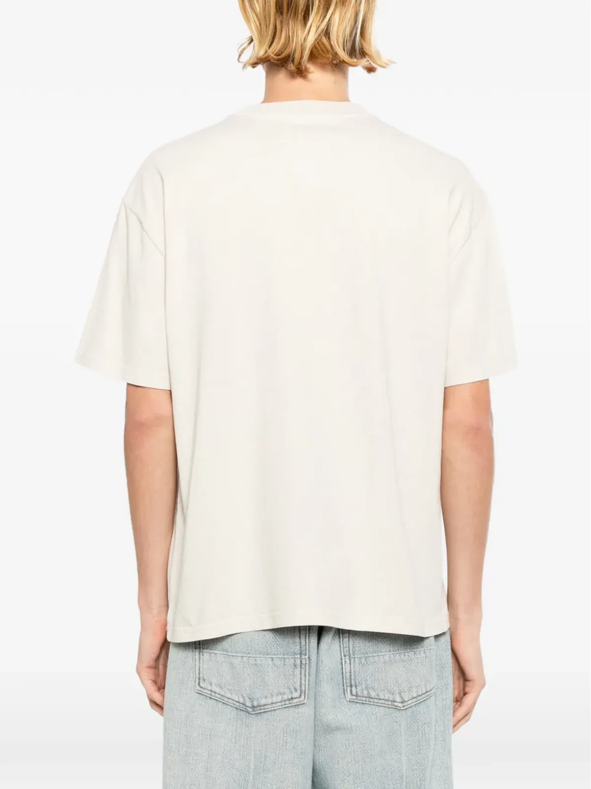 Melt フットボールプリント Tシャツ - Neutrals - 画像4