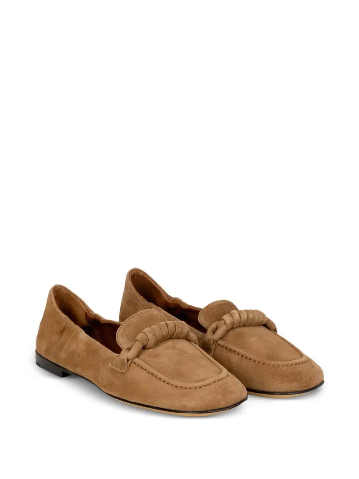 Pomme D´Or suede loafers - Neutrals - 画像2