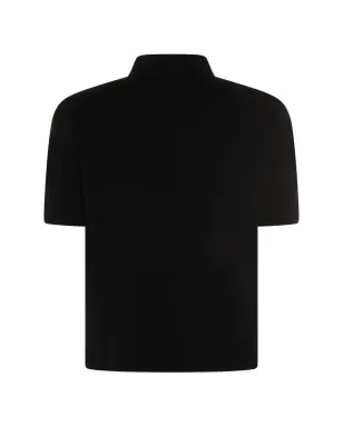 Piacenza Cashmere - ブルーの縦ストライプ半袖ポロシャツ - サムネイル2