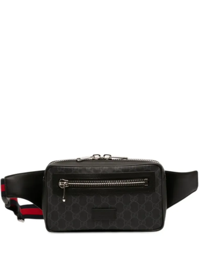 Gucci Pre-Owned Gucci Pre-Owned GG Supreme Web ベルトバッグの商品画像