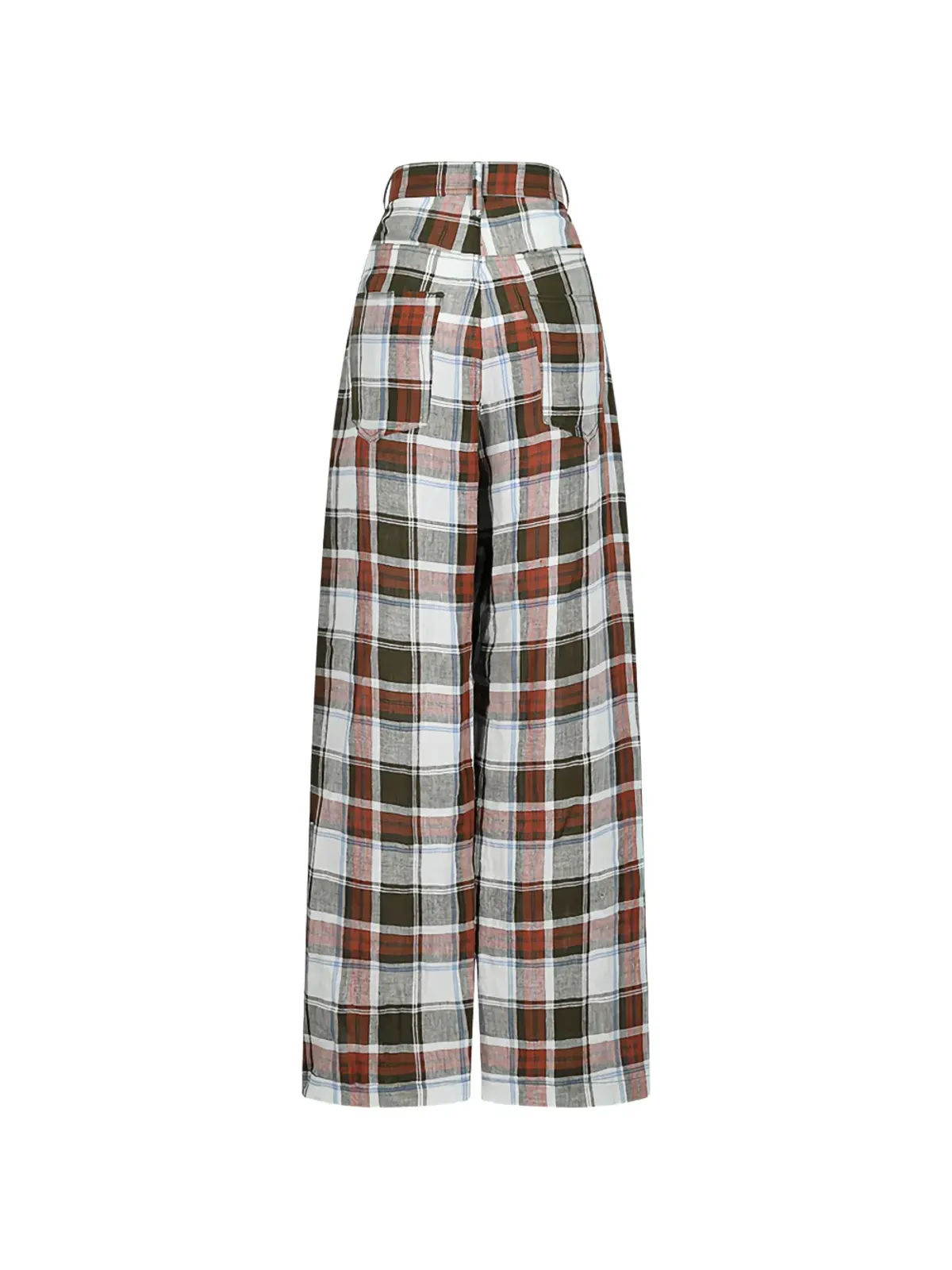 MARBELL Courtney check palazzo pants - 画像2