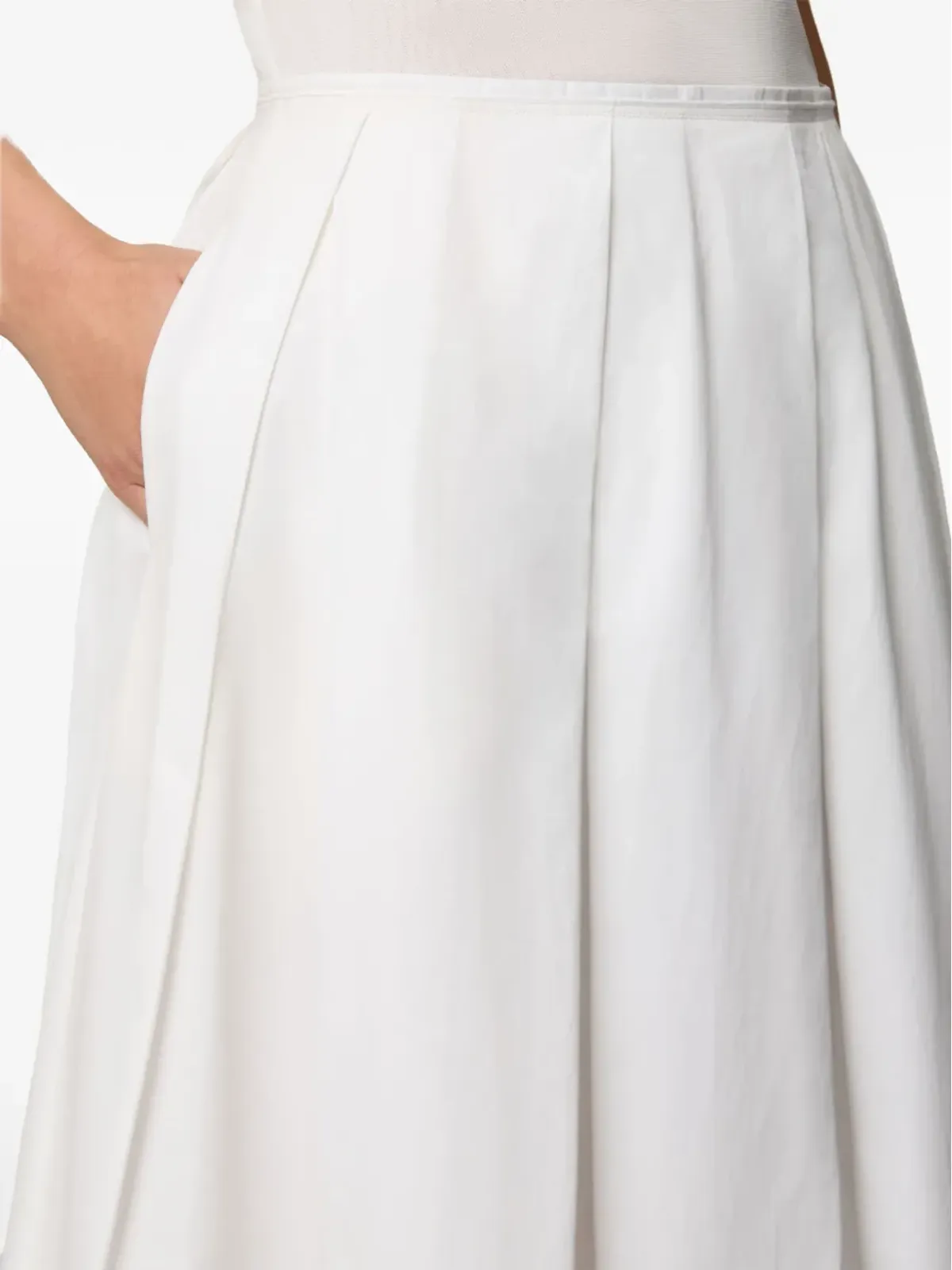 Lafayette 148 インバーテッドプリーツマキシスカート - 画像4