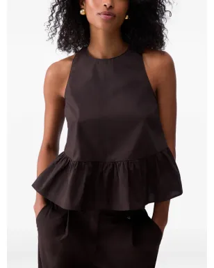 LIU JO tie-back top - Brown - サムネイル1