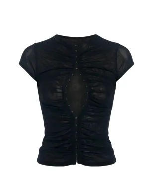 AXEL 113 Gia ruched cutout top - サムネイル1