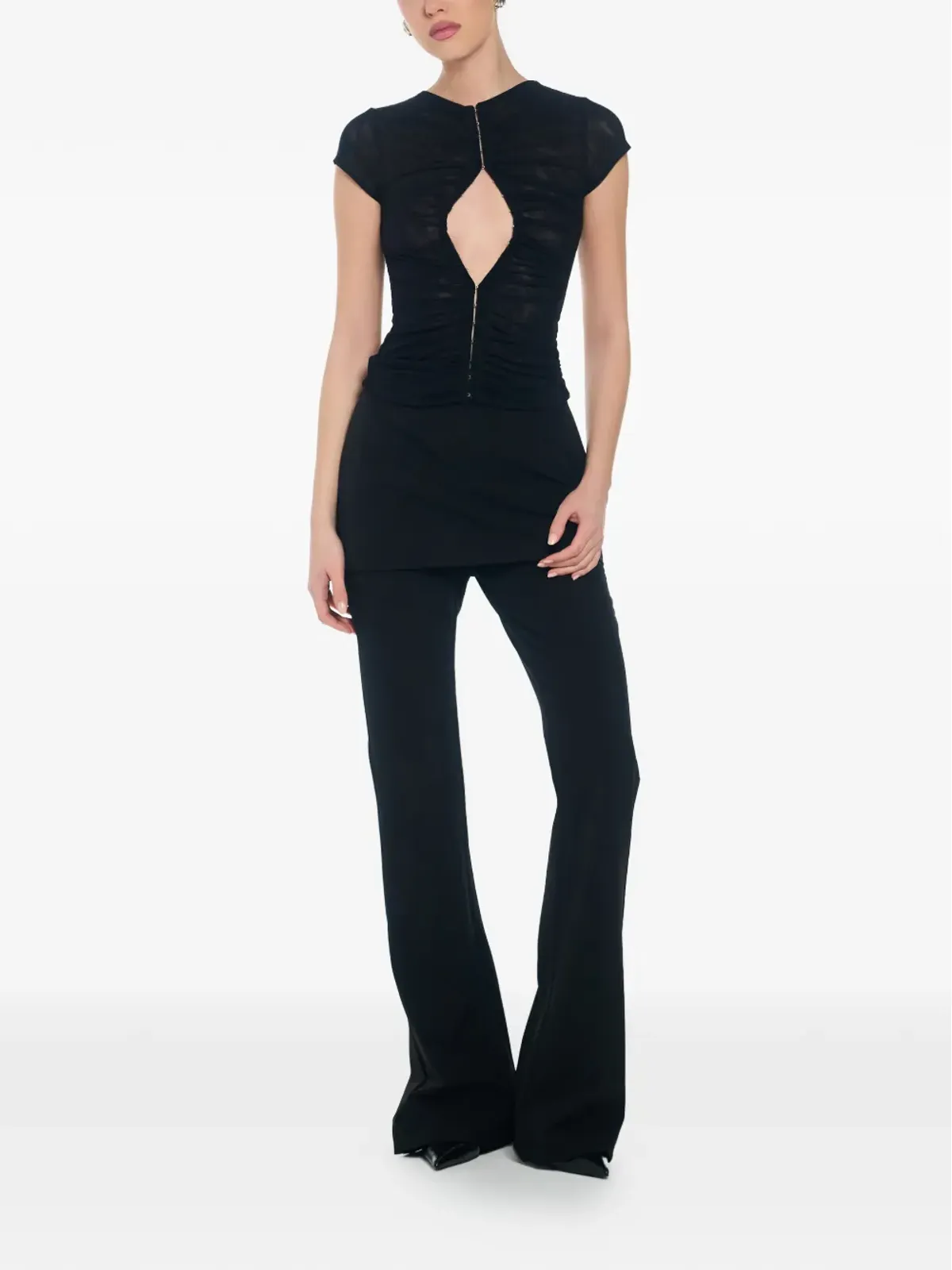AXEL 113 Gia ruched cutout top - 画像2