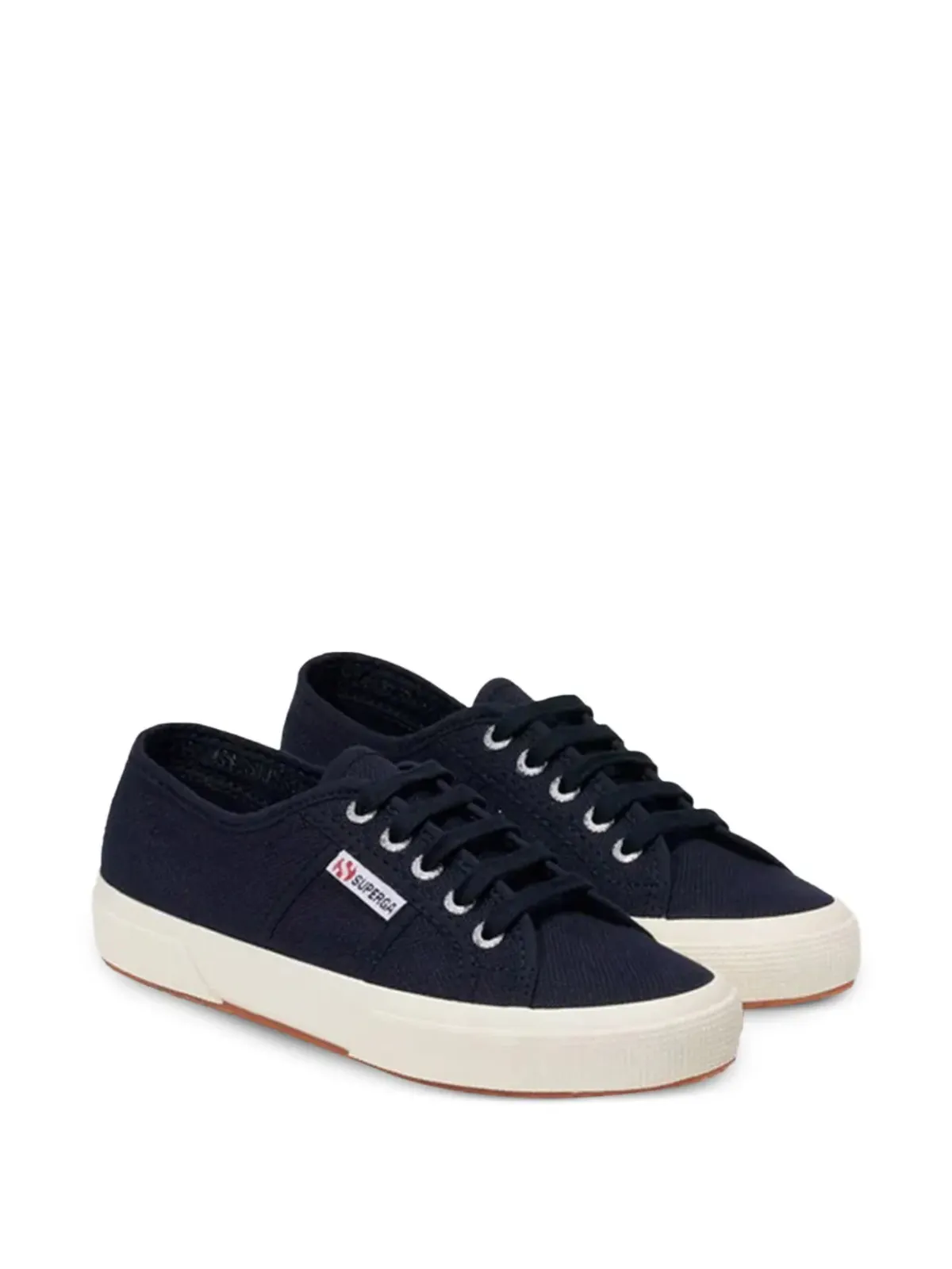 Superga コットン レースアップ スニーカー - 画像2