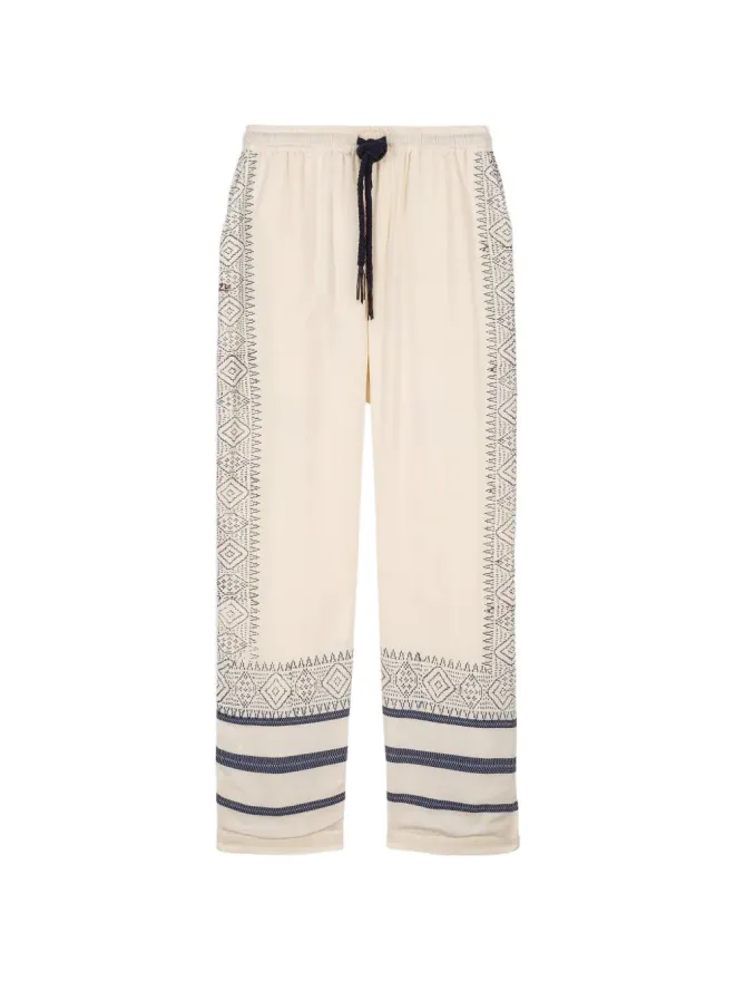 Baziszt Baziszt Talilo drawstring trousers - Neutralsの商品画像