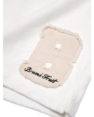Bram’s Fruit ヴァーシティ ロゴパッチ ショーツ - White - サムネイル4