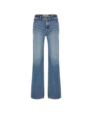 Boro Denim Saitama button-fastening jeans - Blue - サムネイル1