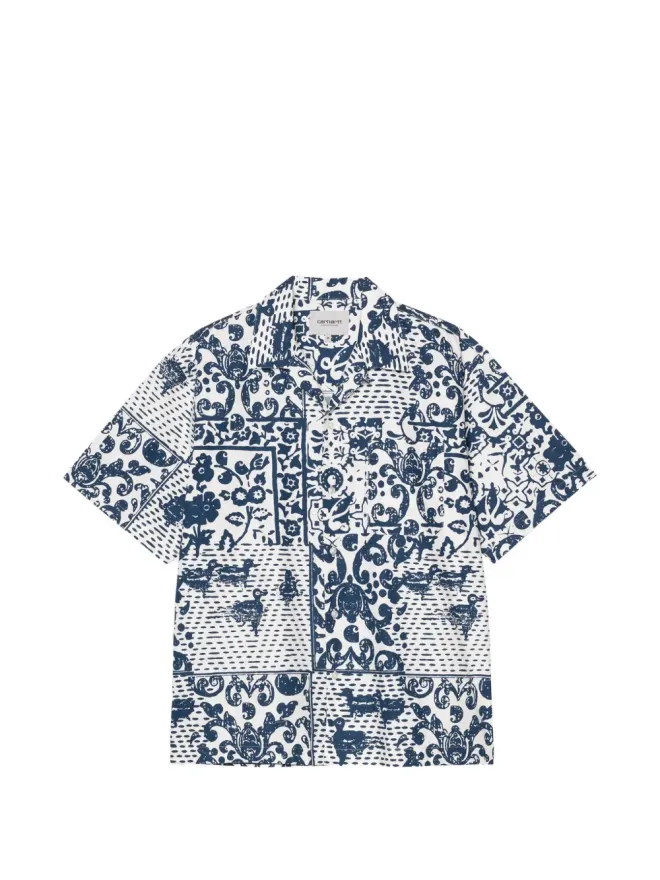 Carhartt WIP Carhartt WIP Vestige プリントコットンシャツ - ホワイトの商品画像