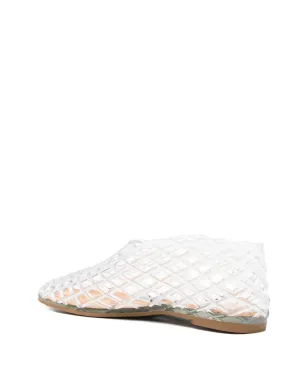 La Piscine perforated ballet flats - White - サムネイル3