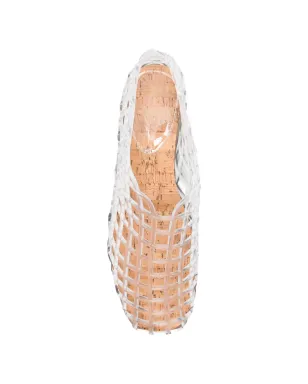 La Piscine perforated ballet flats - White - サムネイル4
