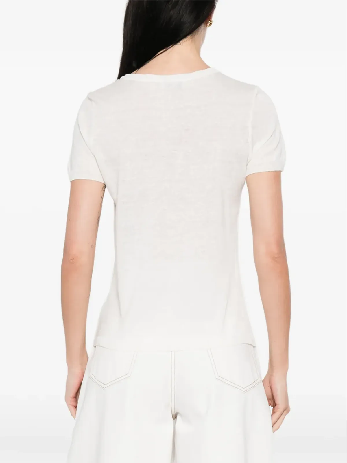 base ボタン付きTシャツ - 画像4
