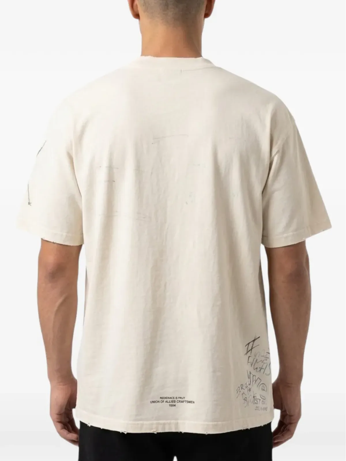 BLDG4 グラフィックプリント Tシャツ - 画像3