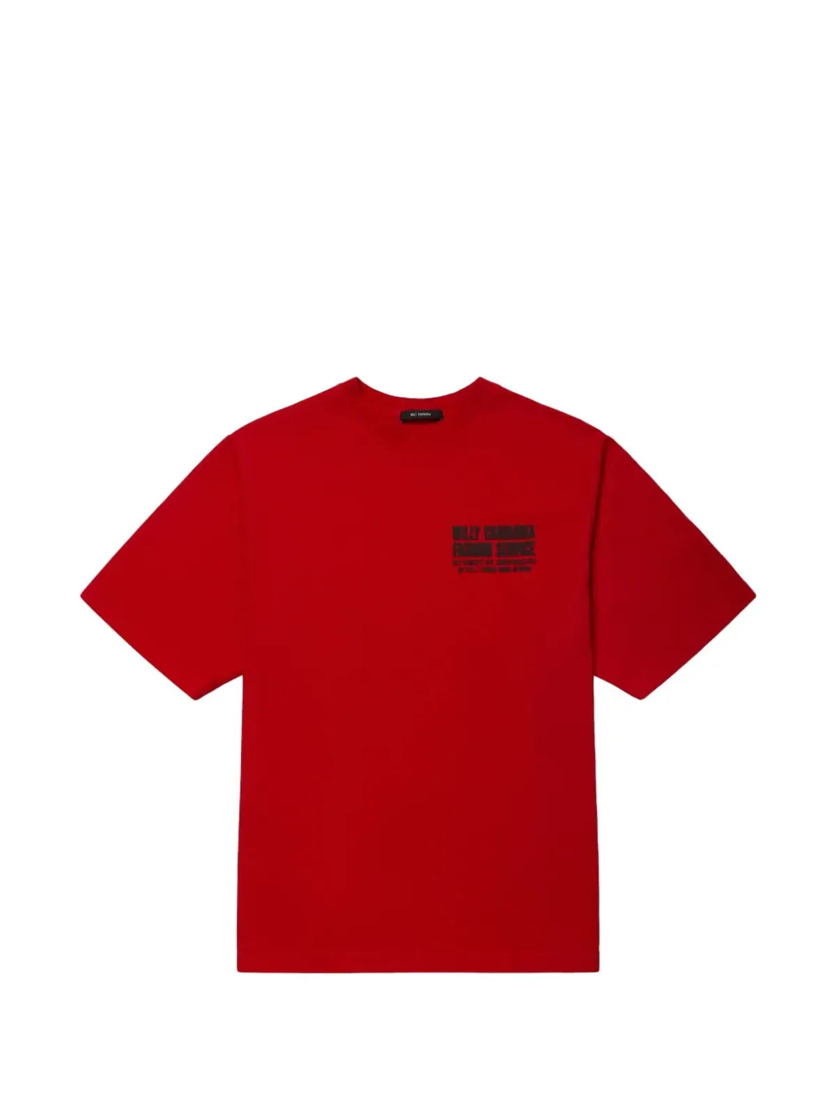 Willy Chavarria ファッションサービス 半袖Tシャツ - 画像1